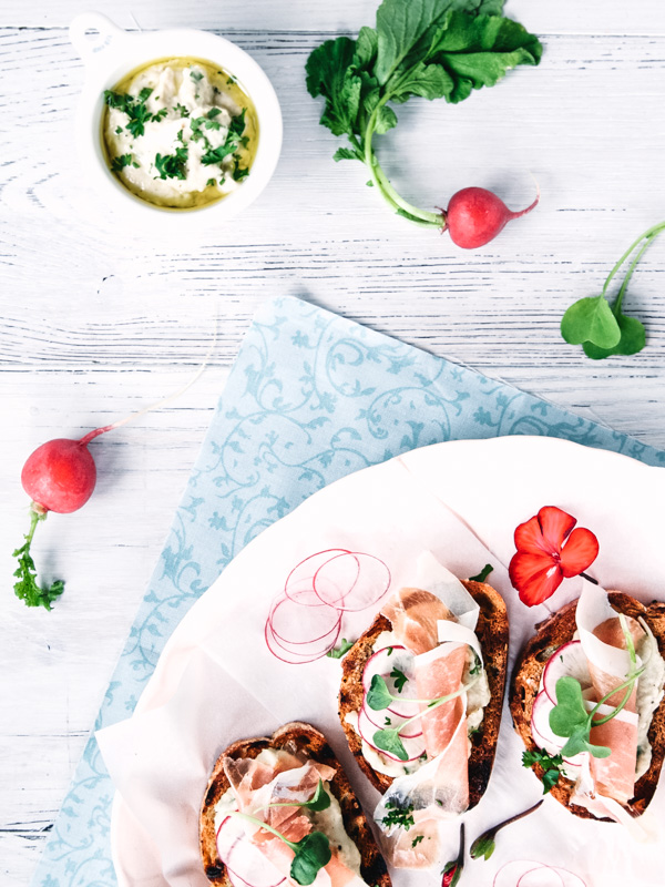 Tartines De Radis Beurre De Haricots Blancs Science Fourchette